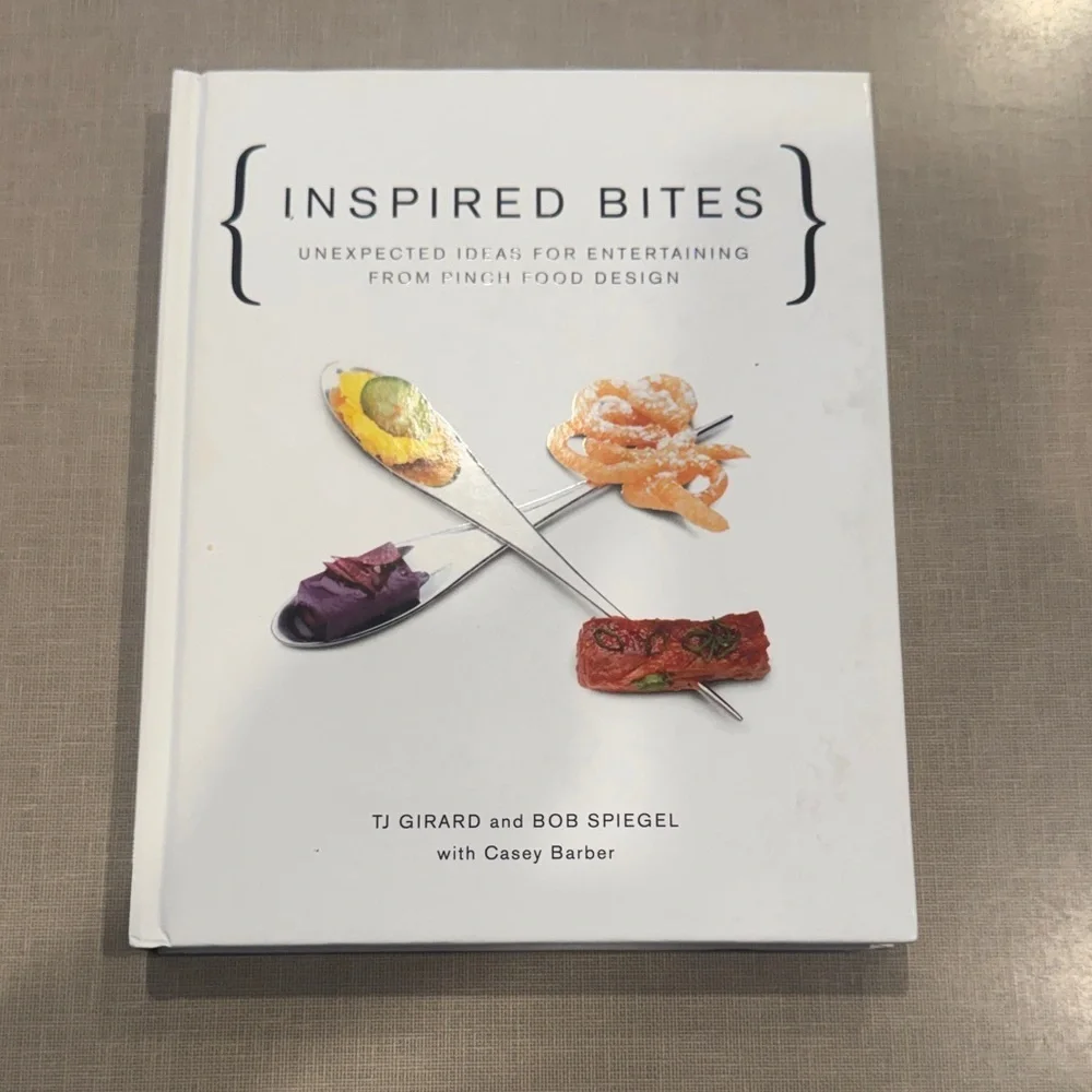 Inspired Bites Cookbook - White Hardcover